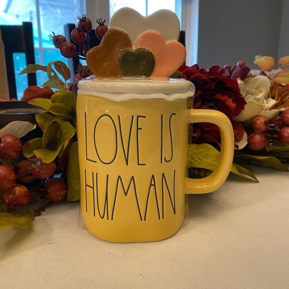 FIRM PRICE Rae Dunn Love Is Human Mug - Picture 4 of 4